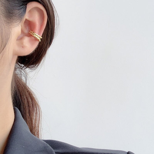 Manchette d'oreille en fil tourbillonnant E1093 1 pièce