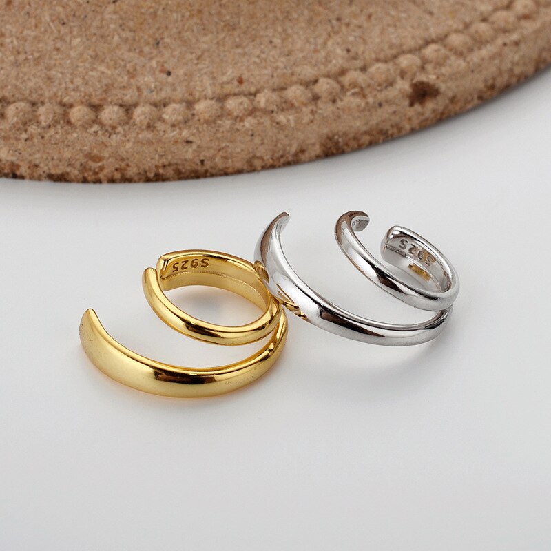 Manchette d'oreille en fil tourbillonnant E1093 1 pièce