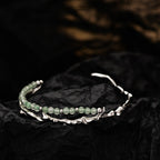Bracelet irrégulier en perles de jade B1008