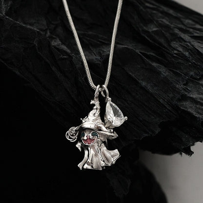 Collier pendentif esprit sorcière N1004