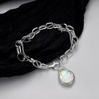 Bracelet à maillons en perles baroques B1025