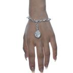 Bracelet à maillons en perles baroques B1025