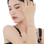 Bracelet multi-chaînes perles B1019