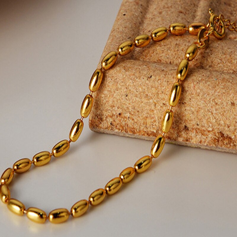 Bracelet chaîne de perles de rocaille B1044