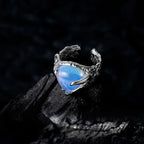 Manchette d'Oreille Originale Texturée Cœur E1183, 1 Pièce