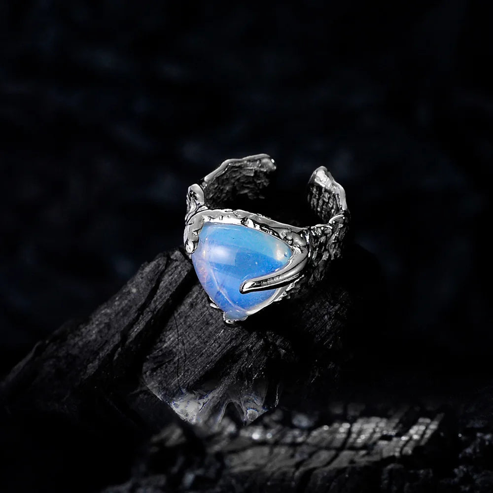Manchette d'Oreille Originale Texturée Cœur E1183, 1 Pièce
