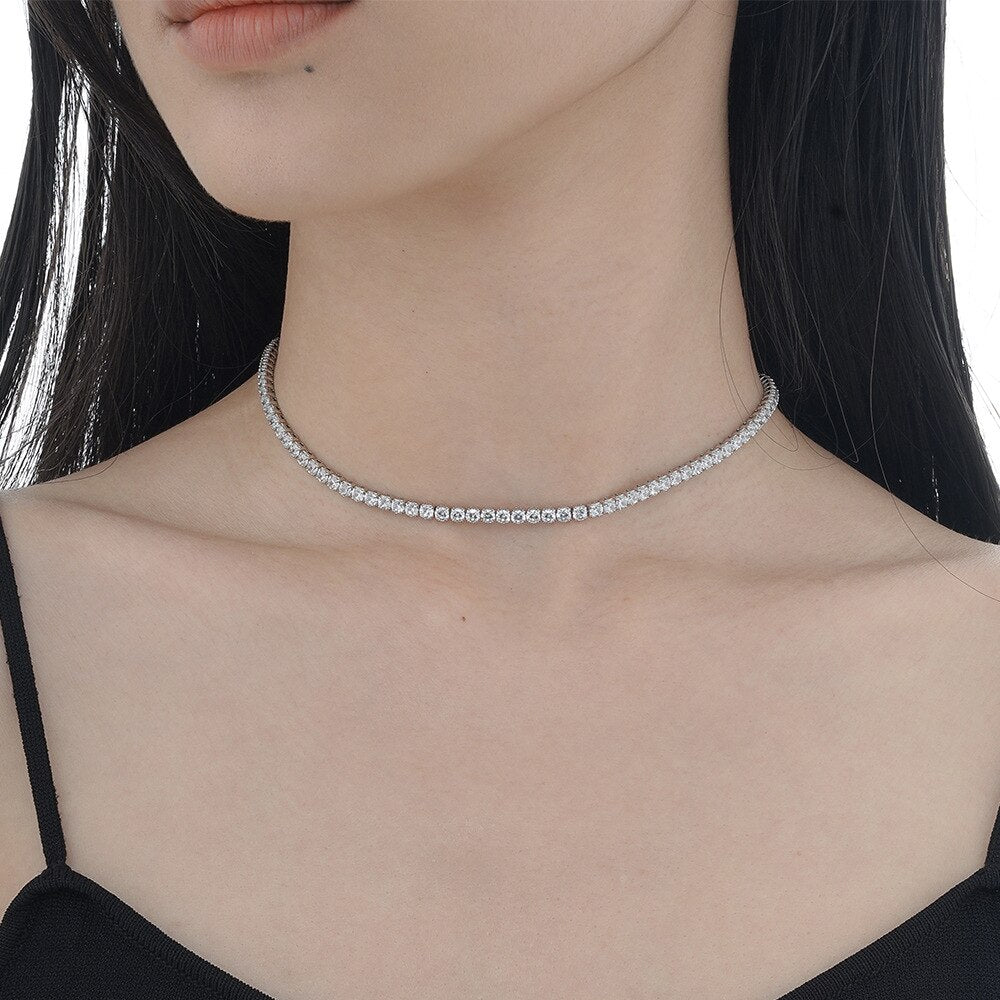 Collier Bling Tennis glacé N1007