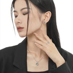 Pendentif emblématique en émail CZ Accent N1053