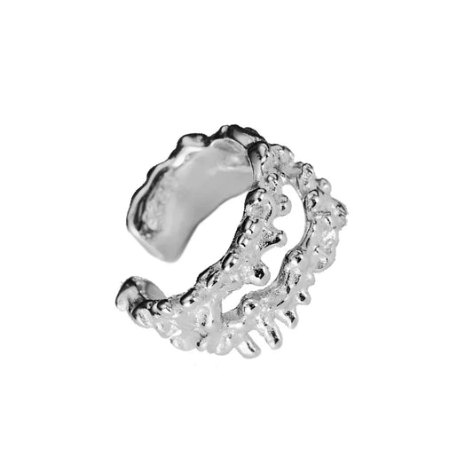 Boucle d'oreille texturée Alien E1217, 1 pièce