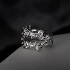 Boucle d'oreille texturée Alien E1217, 1 pièce
