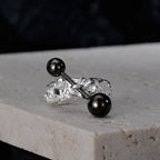 Boucle d'oreille haltère originale E1180, 1 pièce