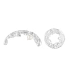 Clous d'oreilles irréguliers texturés E1202