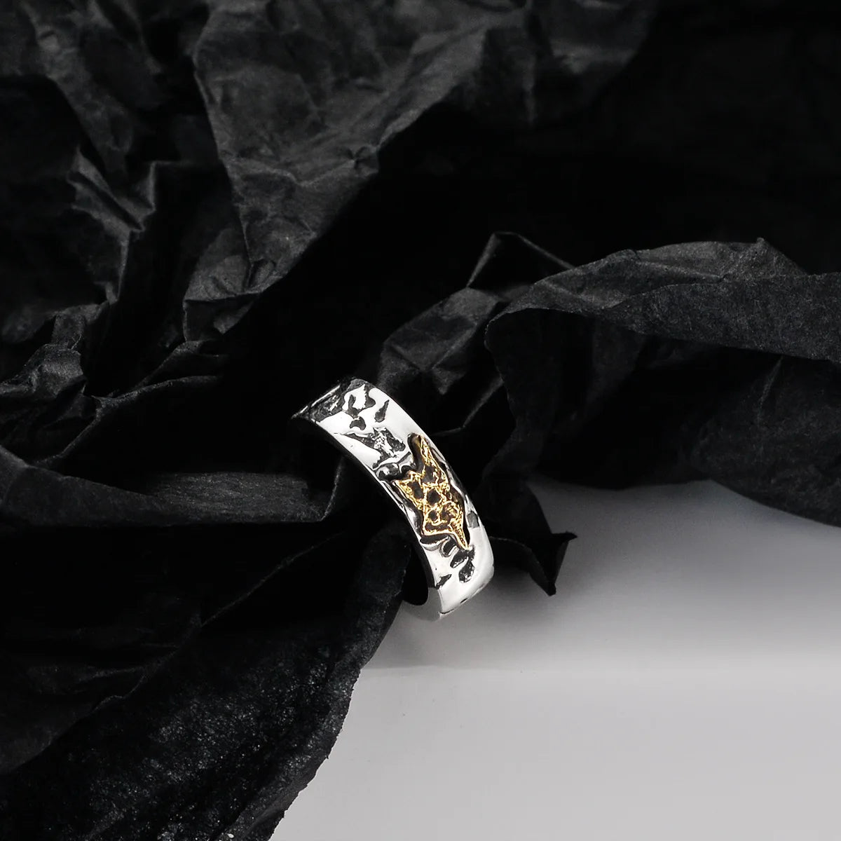 Boucle d'oreille en filigrane doré E1133, 1 pièce