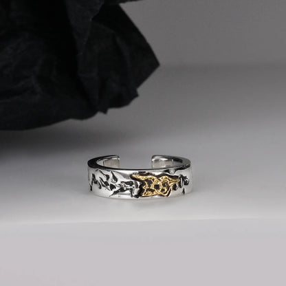 Boucle d'oreille en filigrane doré E1133, 1 pièce