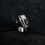 Boucle d'oreille large en chaîne de corde E1128, 1 pièce