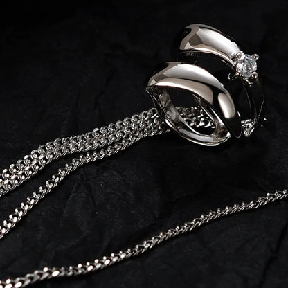 Boucle d'oreille originale à pompon long E1174, 1 pièce