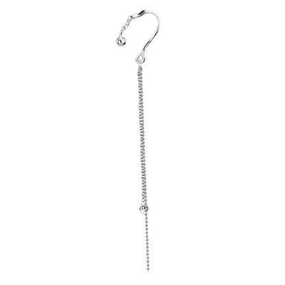 Clou d'Oreille à Crochet Alien Chaîne à Pompons E1136, 1 Pièce