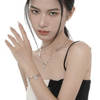Bracelet chaînes en perles baroques B1047