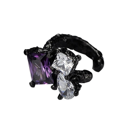 Manchette d'oreille en grappe Naturalistic CZ E1224, 1 pièce