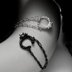 Bijou d'oreille Naturalistic Chained CZ E1222, 1 pièce