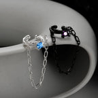Bijou d'oreille Naturalistic Chained CZ E1222, 1 pièce