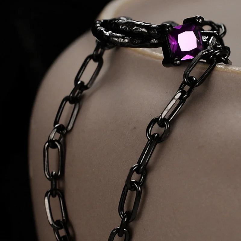 Bijou d'oreille Naturalistic Chained CZ E1222, 1 pièce