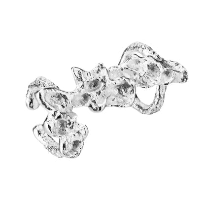Bijou d'oreille long rouillé E1213, 1 pièce