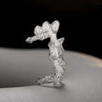 Bijou d'oreille long rouillé E1213, 1 pièce