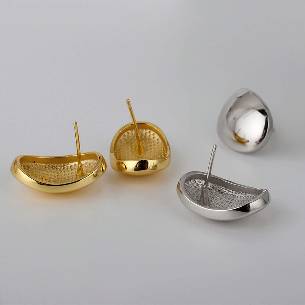 Clous d'oreilles Beanpod polis E1191