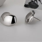 Clous d'oreilles Beanpod polis E1191