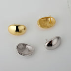 Clous d'oreilles Beanpod polis E1191