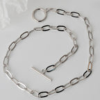 Collier à chaîne allongée dappé N1027
