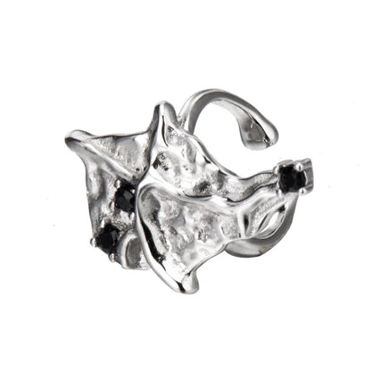Boucle d'oreille longue liquide texturée E1176, 1 pièce