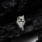 Boucle d'oreille longue liquide texturée E1176, 1 pièce