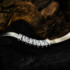 Bracelet chaîne serpent à griffes CZ B1009