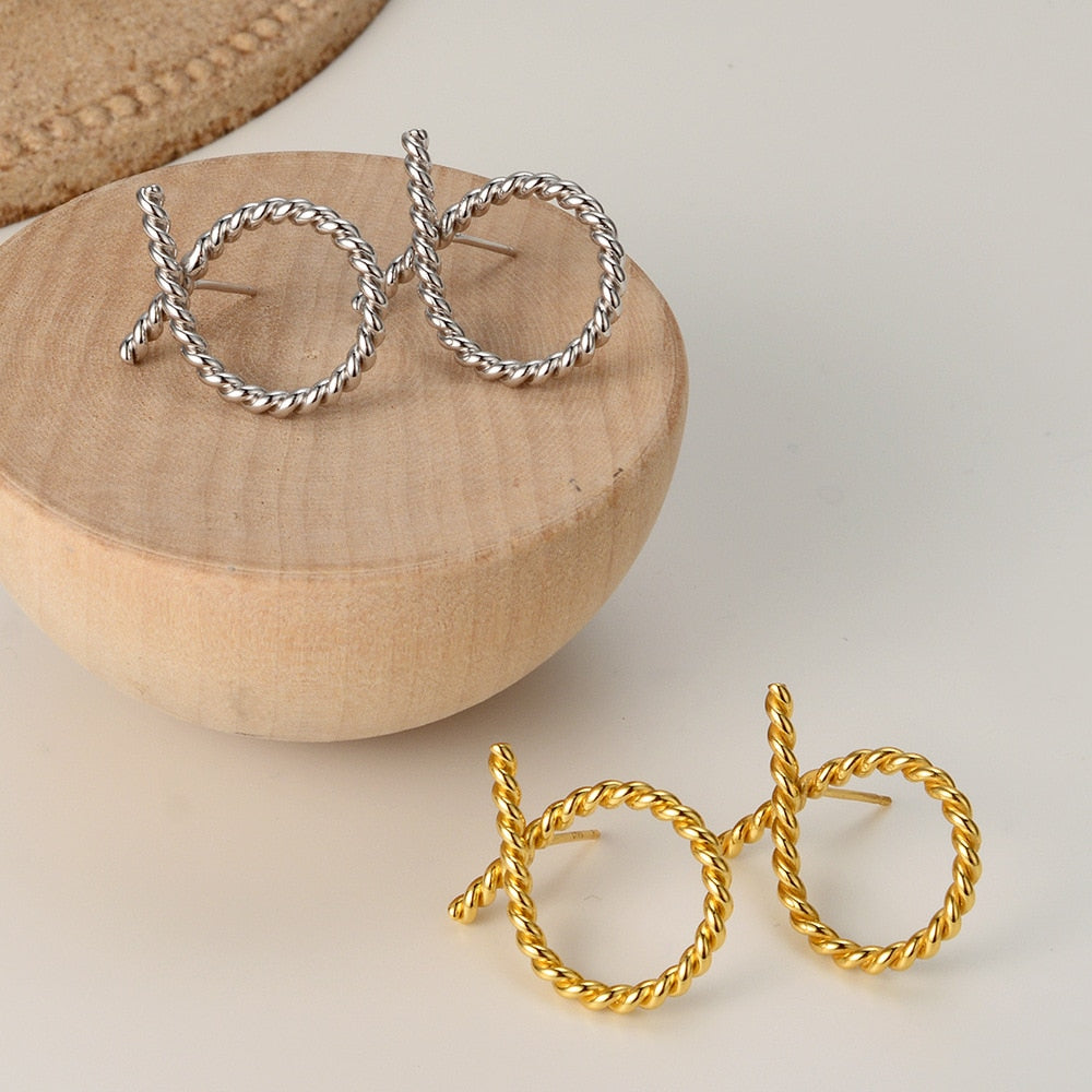 Boucles D'oreilles Noeud Papillon E1190