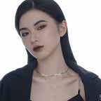 Collier chaîne serpent ronde N1015