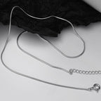 Collier chaîne serpent ronde N1015