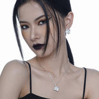 Clous irréguliers effet feuille d'aluminium à volants E1165