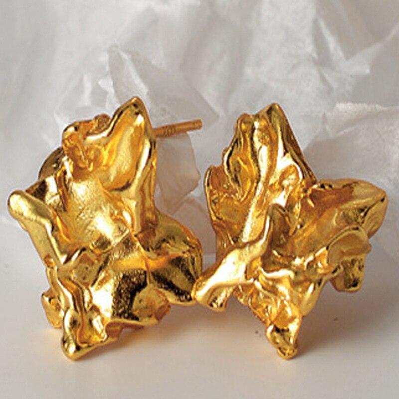 Clous irréguliers effet feuille d'aluminium à volants E1165