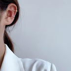 Manchette d'oreille cerceau liquide irrégulière E1097 1 pièce