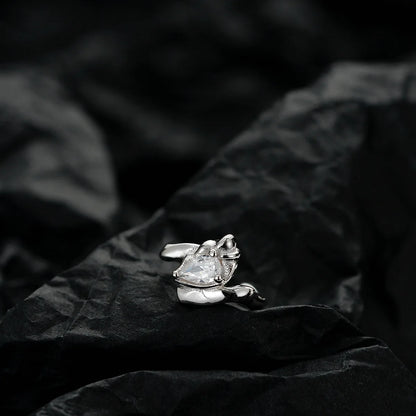 Manchette d'oreille solitaire CZ E1150, 1 pièce