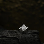 Manchette d'oreille solitaire CZ E1150, 1 pièce