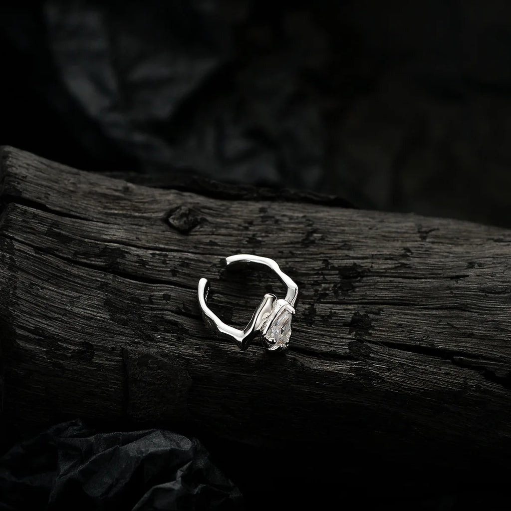 Manchette d'oreille solitaire CZ E1150, 1 pièce