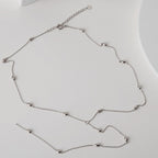 Collier de chaîne de câble perlé N1049