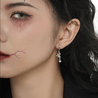 Boucle d'oreille Halloween en émail Spirit E1119, 1 pièce