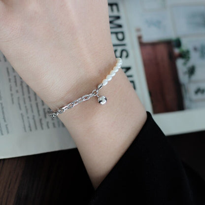 Bracelet de perles à chaîne épaisse B1004