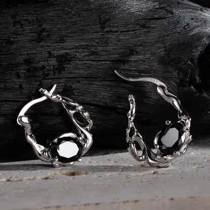 Cerceau d'oreille épais et irrégulier Huggies E1188