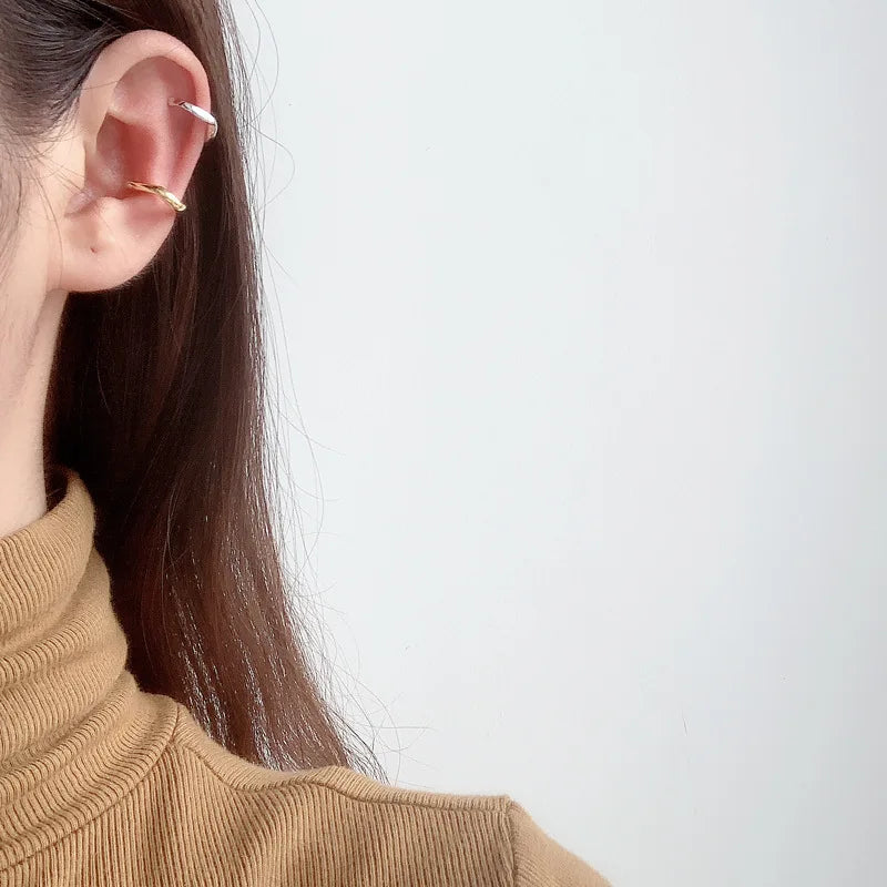 Manchette d'oreille irrégulière en fil épais E1100, 1 pièce