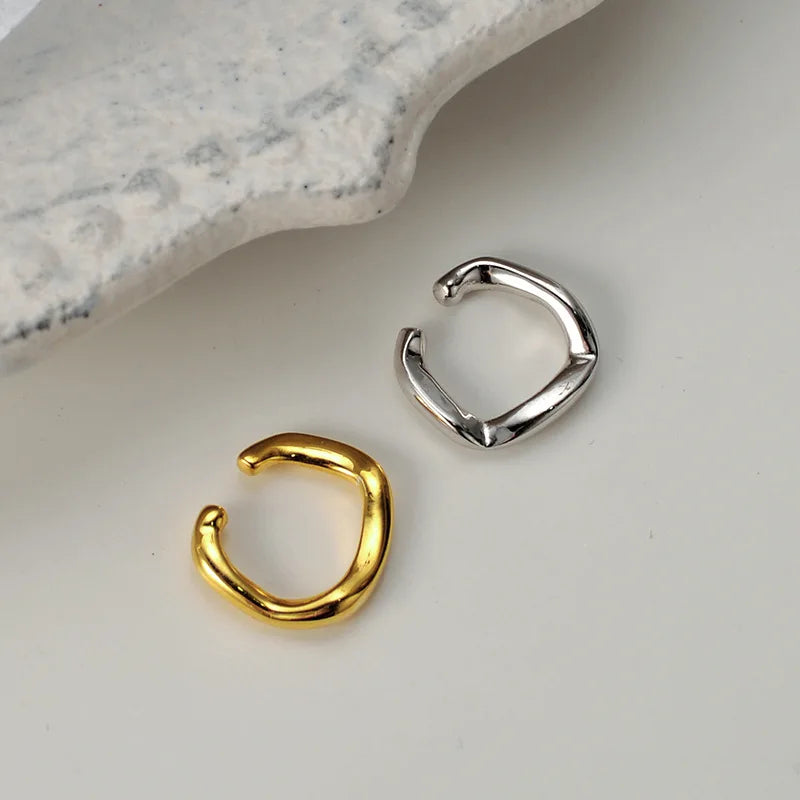 Manchette d'oreille irrégulière en fil épais E1100, 1 pièce
